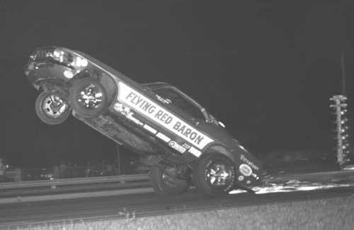 Tri-City Dragway - Flying Red Baron Crash From Fred Militello Photo By Don Ruppel  (newer photo)